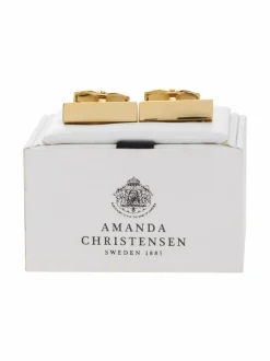 Solmiot & Asusteet<Amanda Christensen Plain Oblong -kalvosinnapit GOLD