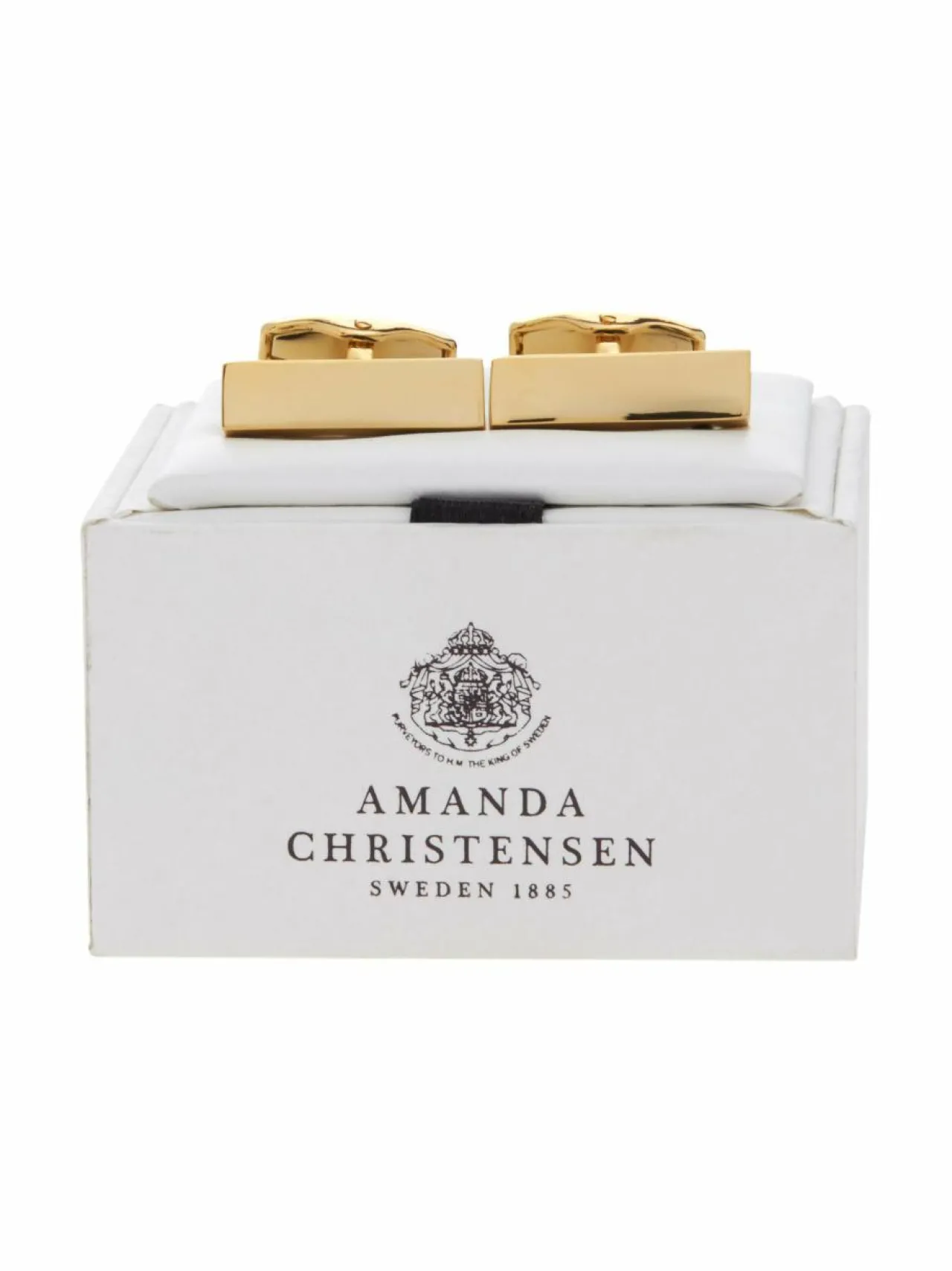 Solmiot & Asusteet<Amanda Christensen Plain Oblong -kalvosinnapit GOLD
