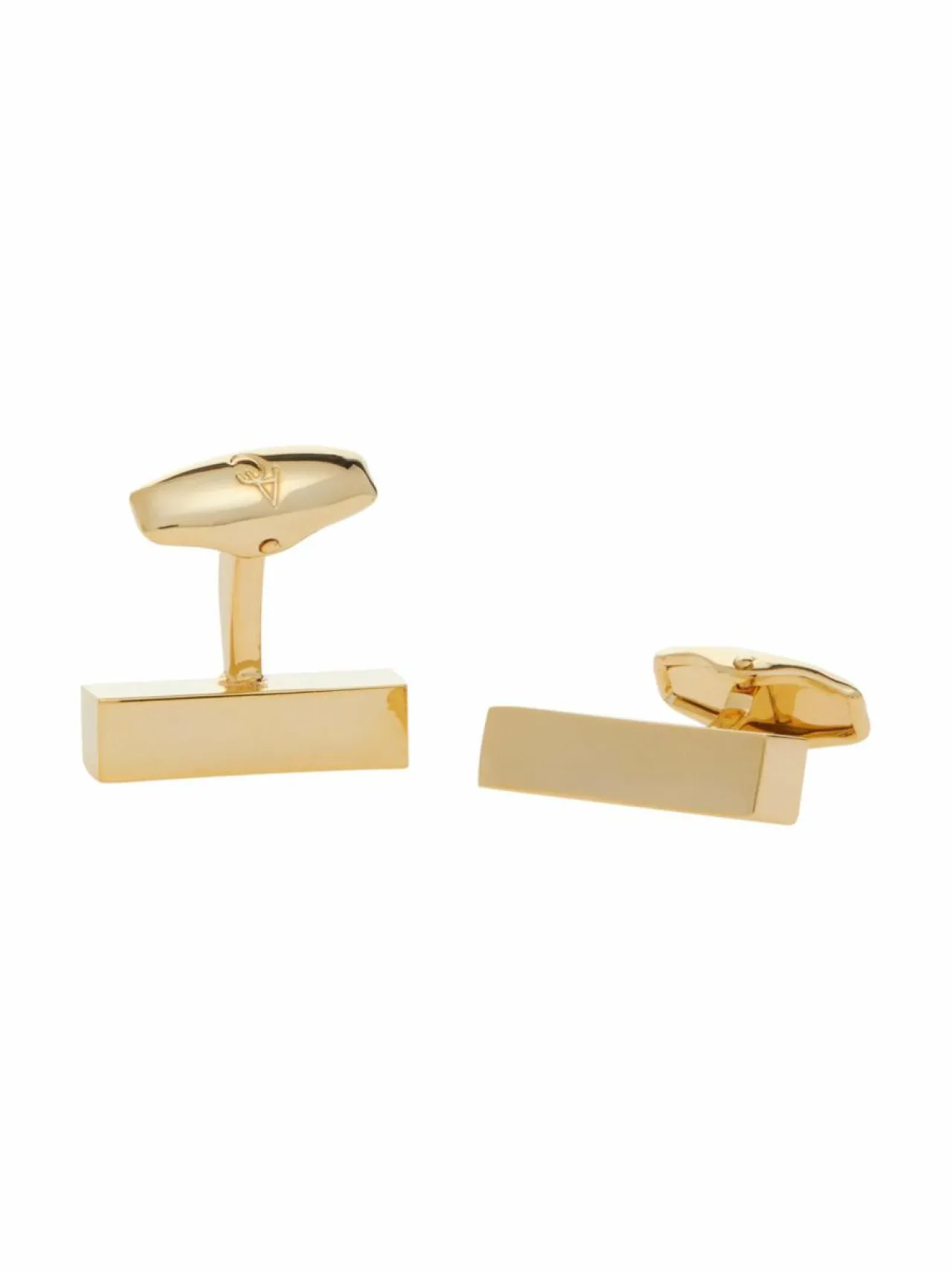 Solmiot & Asusteet<Amanda Christensen Plain Oblong -kalvosinnapit GOLD