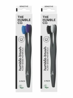 Hammasharjat<Humble Brush Plant based -hammasharja 2 kpl BLACK