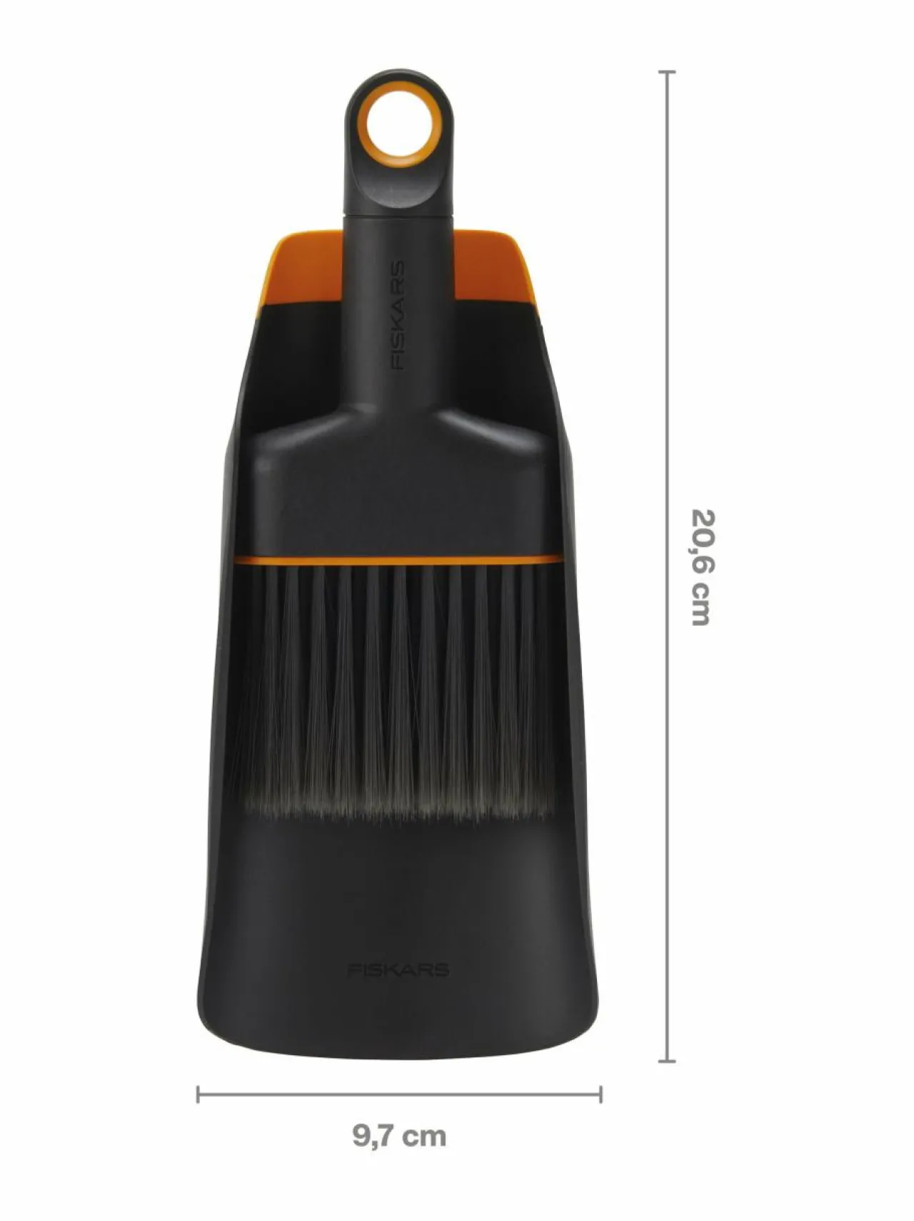 Työkalut<Fiskars Planting Set - multakauha ja harja BLACK