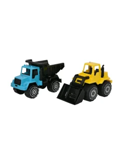 Autot Ja Muut Ajoneuvot<Plasto kuorma-auto ja kauhakuormaaja 30 cm