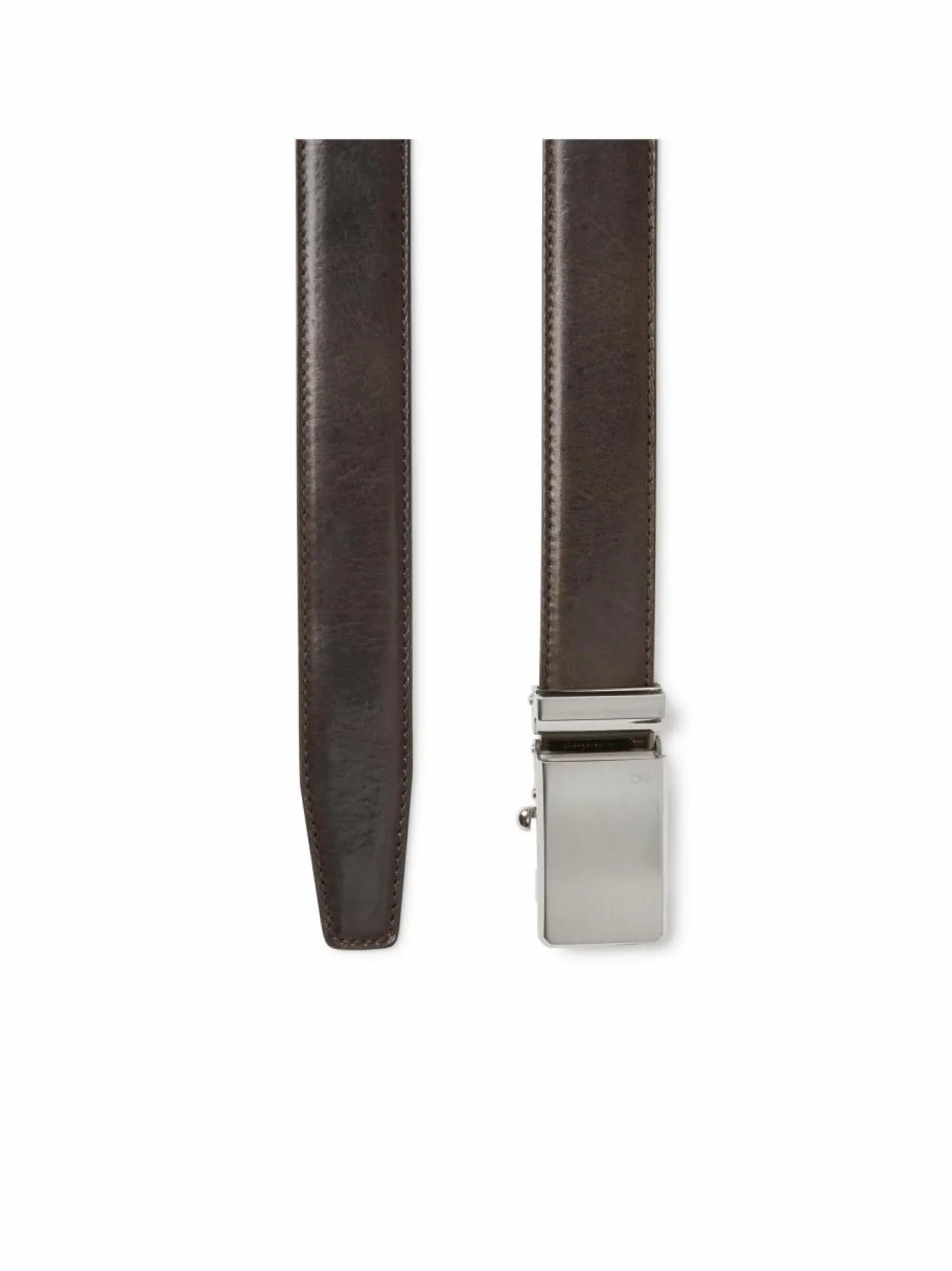 Vyöt<SDLR Plate Buckle -nahkavyö 0004 DK.BROWN