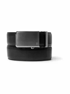 Vyöt<SDLR Plate Buckle -nahkavyö 0001 BLACK