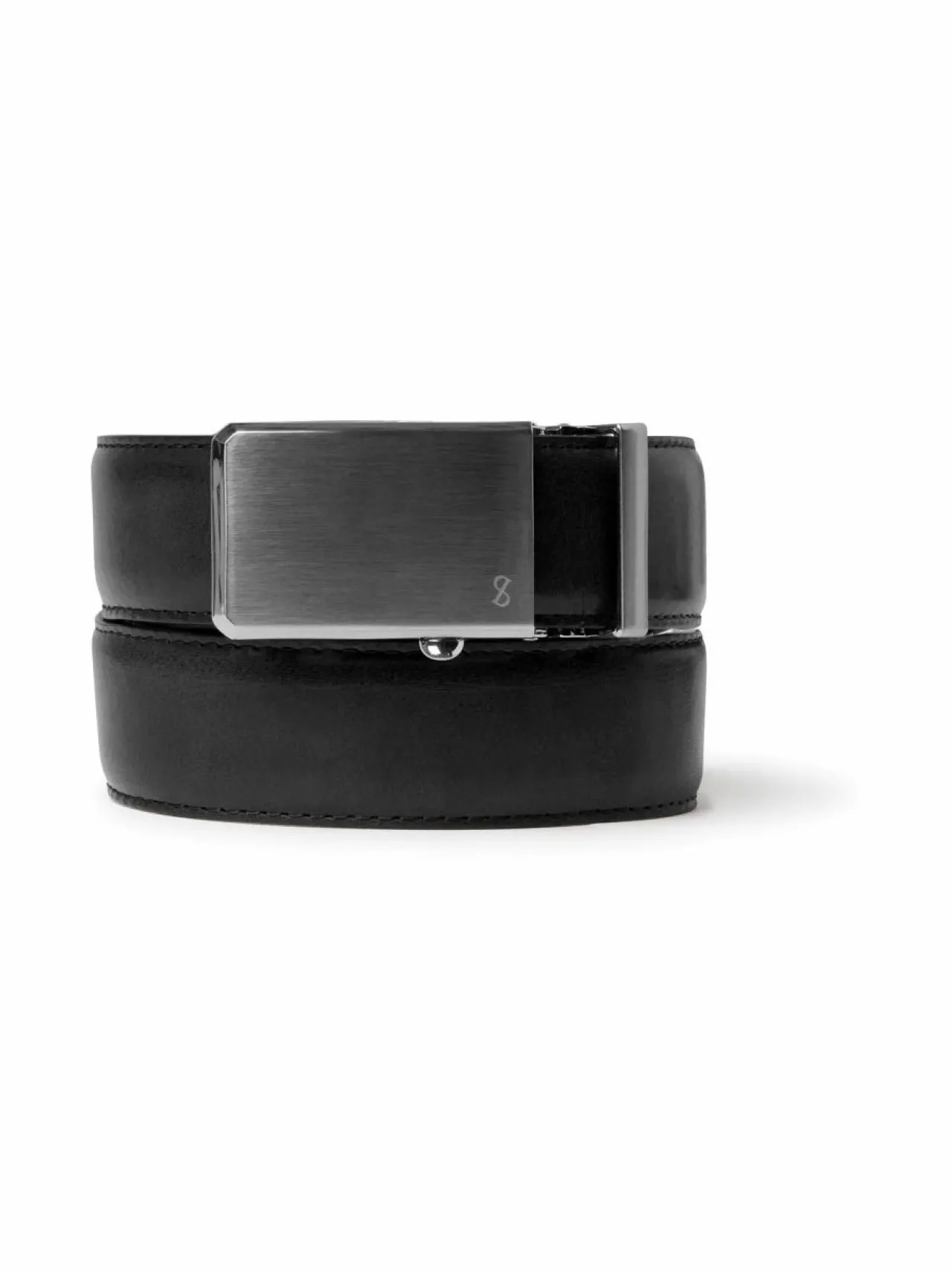 Vyöt<SDLR Plate Buckle -nahkavyö 0001 BLACK