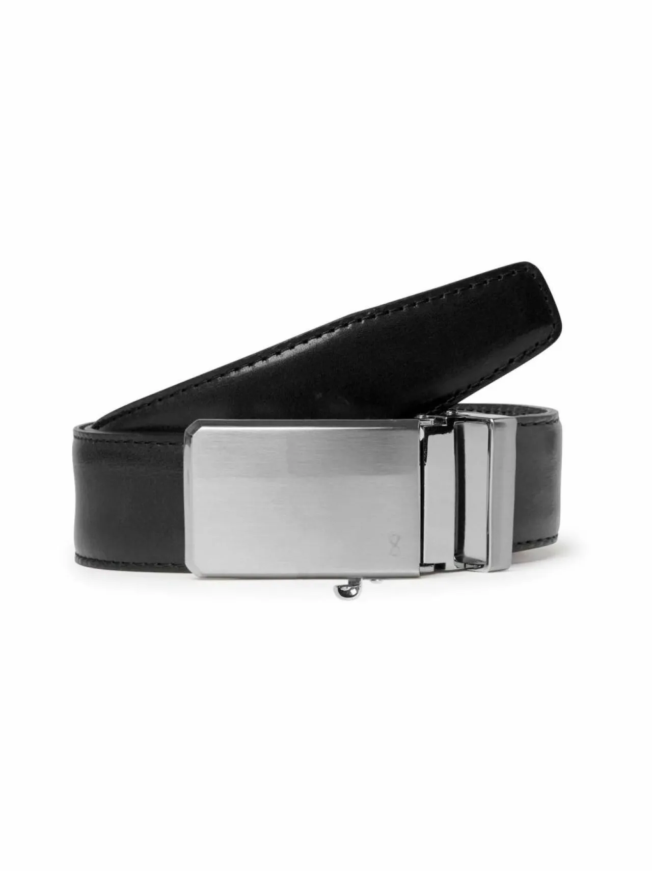 Vyöt<SDLR Plate Buckle -nahkavyö 0001 BLACK