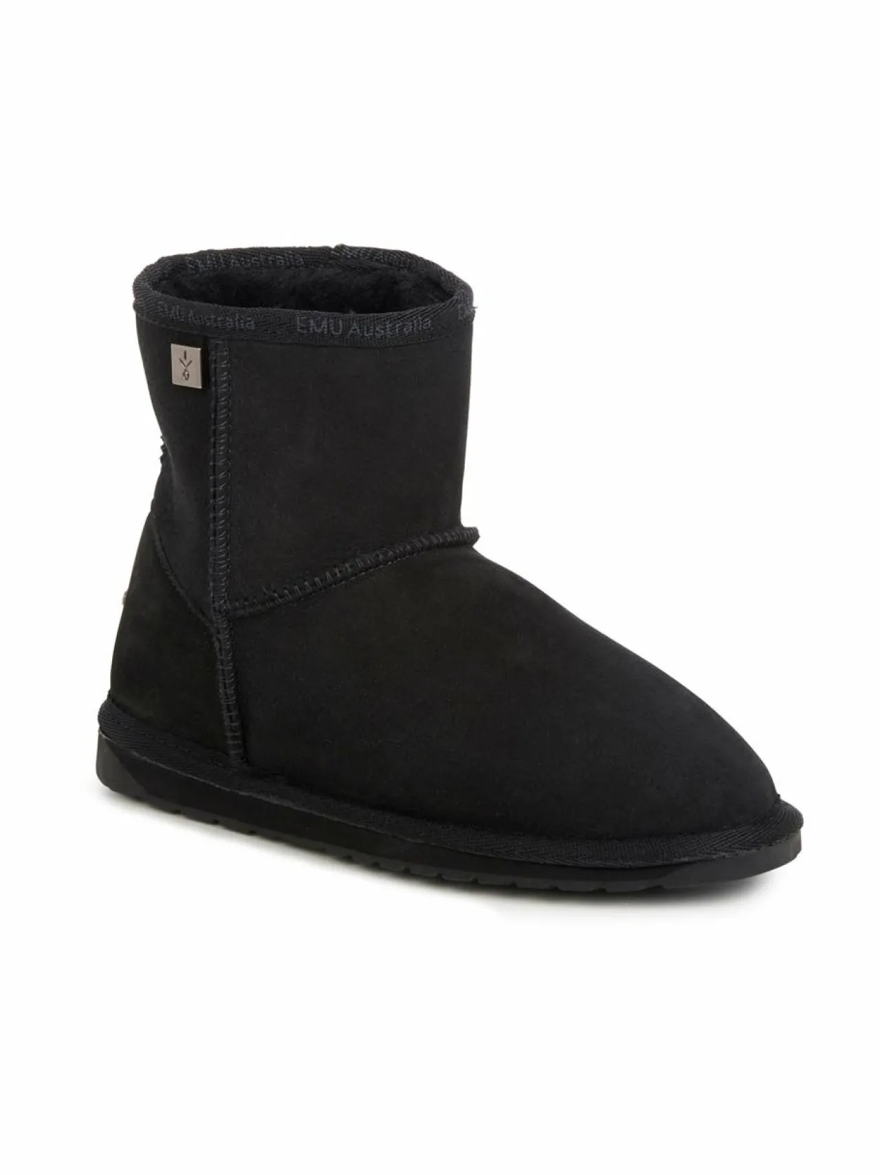 Nilkkurit<EMU Australia Platinum Stinger Slim Mini - vettähylkivät nahkanilkkurit BLAK BLACK