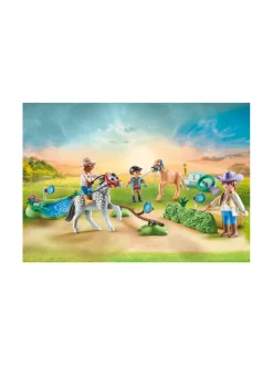 Rakennussarjat<PLAYMOBIL HORSES OF WATERFALL Ponikilpailu 71495