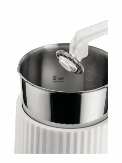 Vatkaimet & Sekoittimet<Alessi Plissé-maidonvaahdotin W WHITE