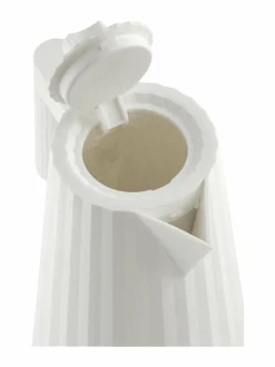 Kahvin- & Vedenkeittimet<Alessi Plissé-vedenkeitin lämpötilansäädöllä 1,7 l W WHITE