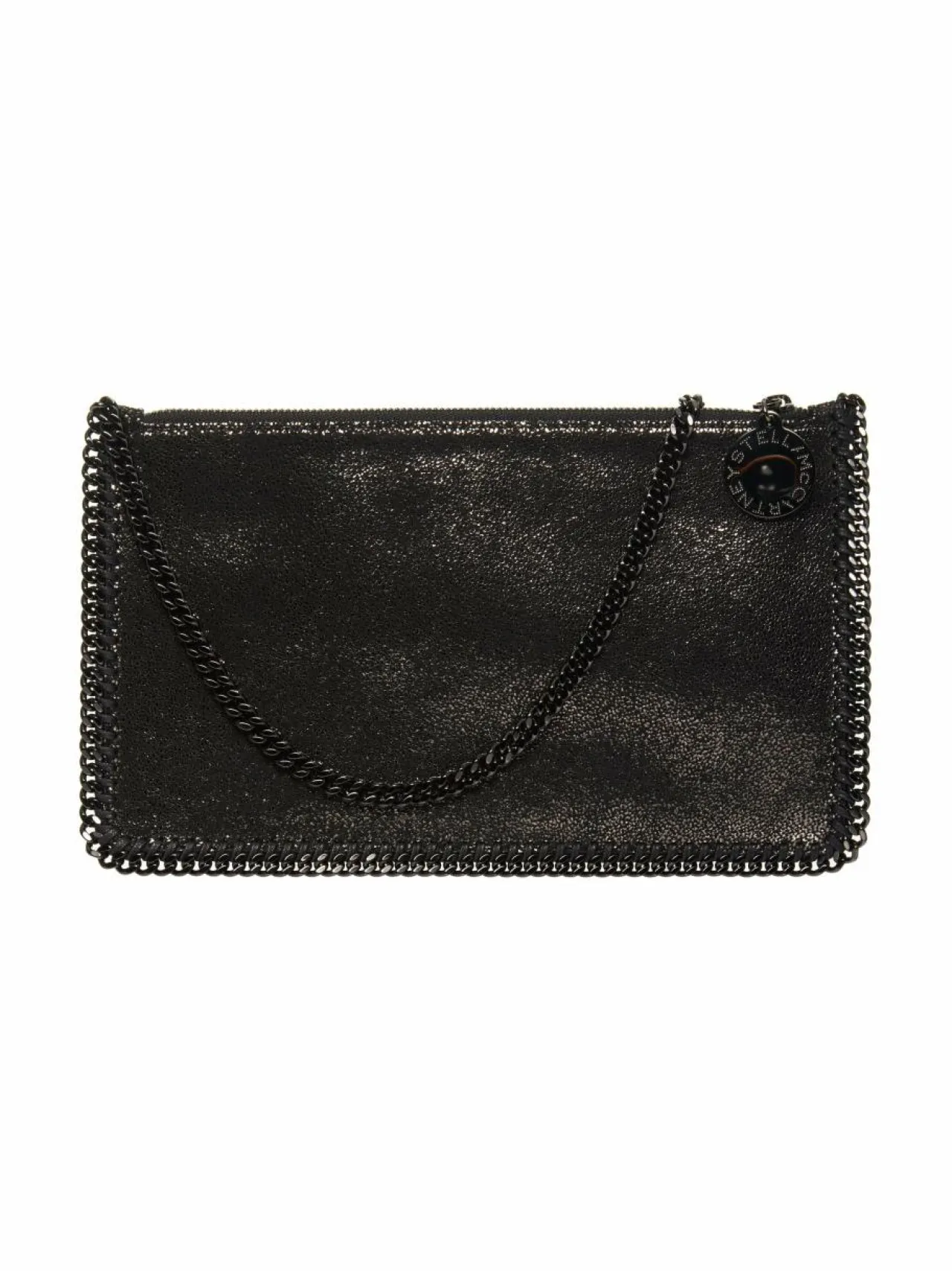 Pikkulaukut<Stella McCartney Pochette Shiny -olkalaukku 1111 RUTHENIUM