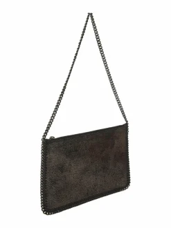 Pikkulaukut<Stella McCartney Pochette Shiny -olkalaukku 1111 RUTHENIUM