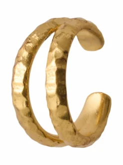 Korut<Pernille Corydon Poetry Earcuff -korvakoru GP GOLD PLATED SILVER