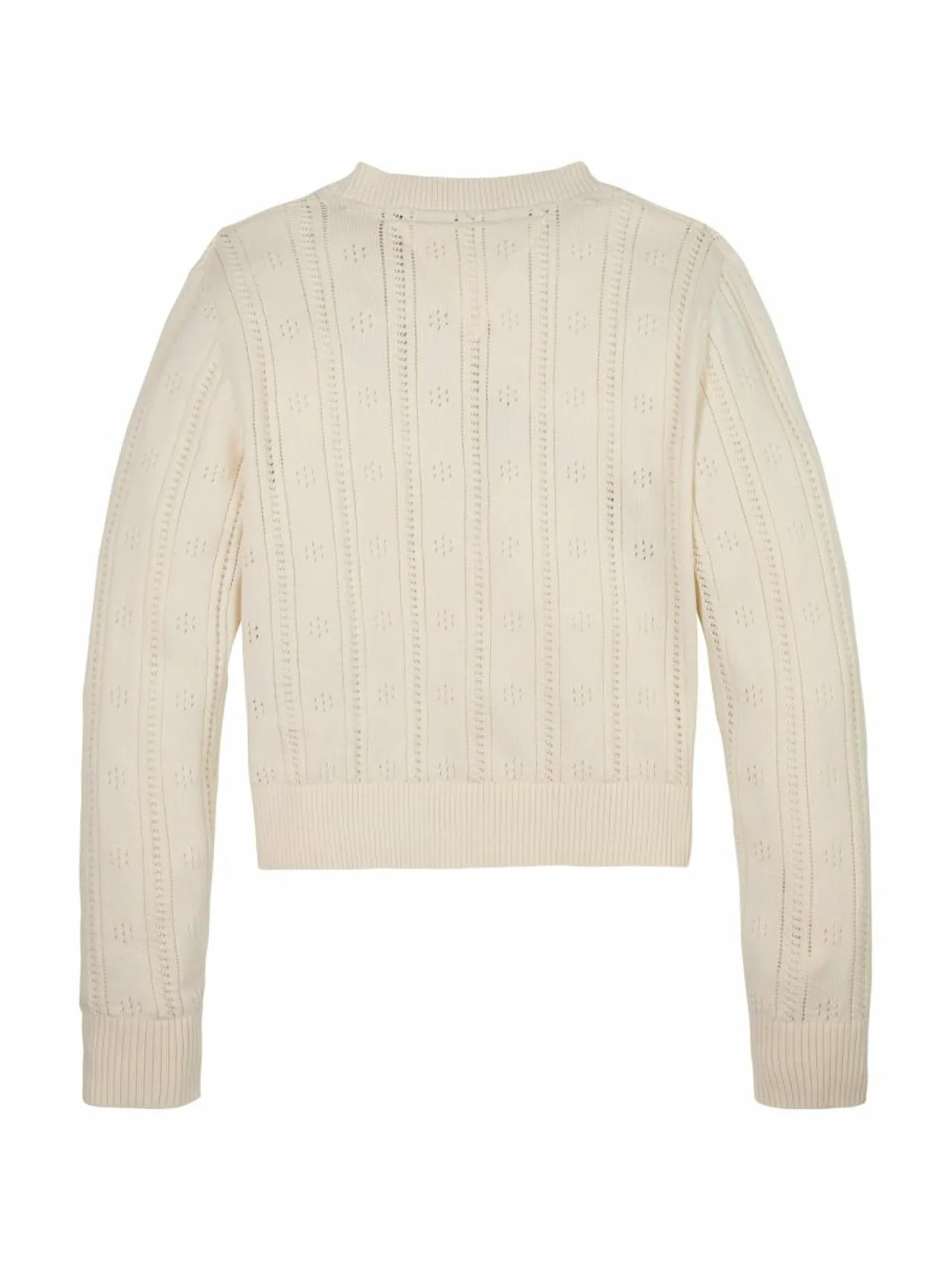 Neuleet|Neuleet<Tommy Hilfiger Pointelle-neuletakki Z00 IVORY PETAL