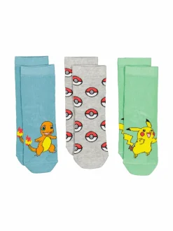 Lindex Pokemon-sukat 3-pack^ Sukat & Sukkahousut