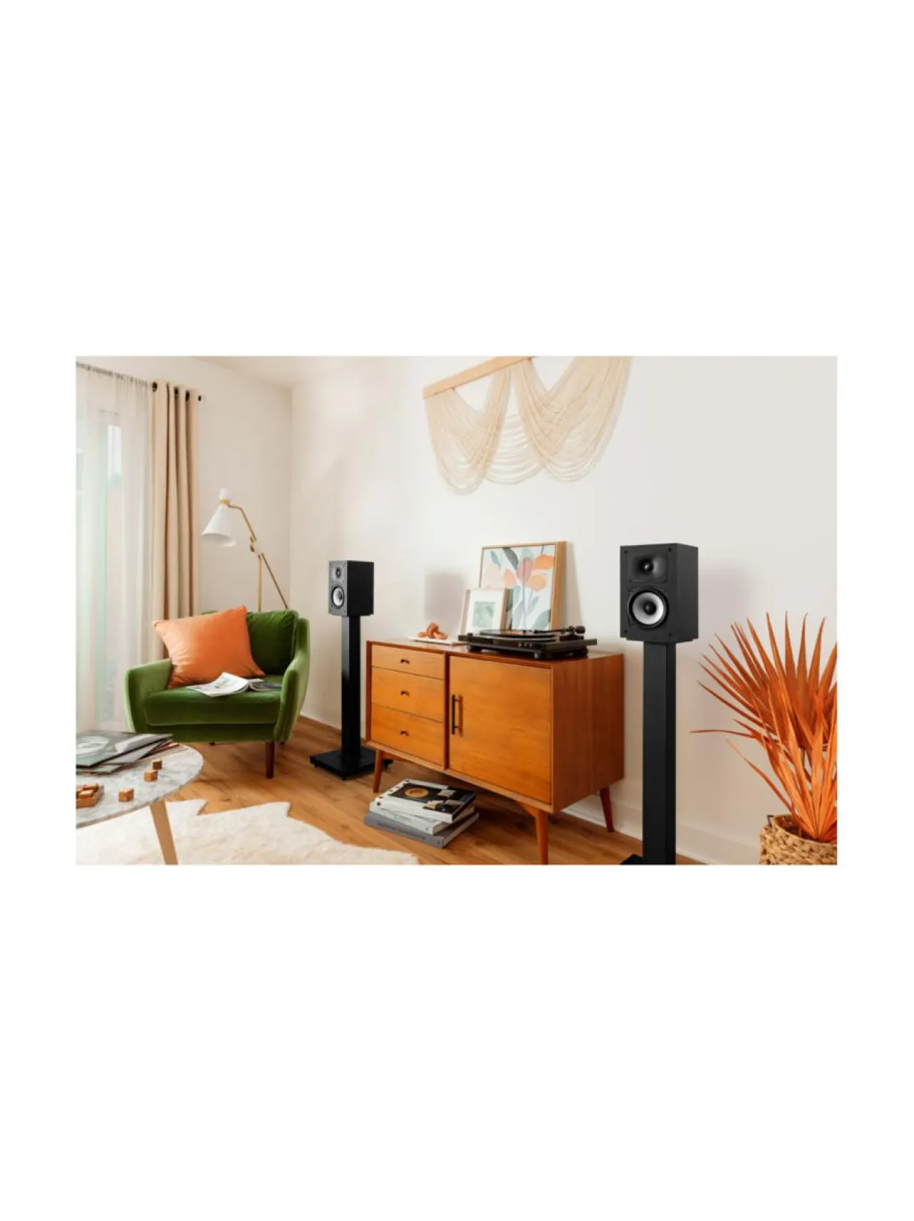 Audio<Polk Audio MXT15 hyllykaiuttimet, musta