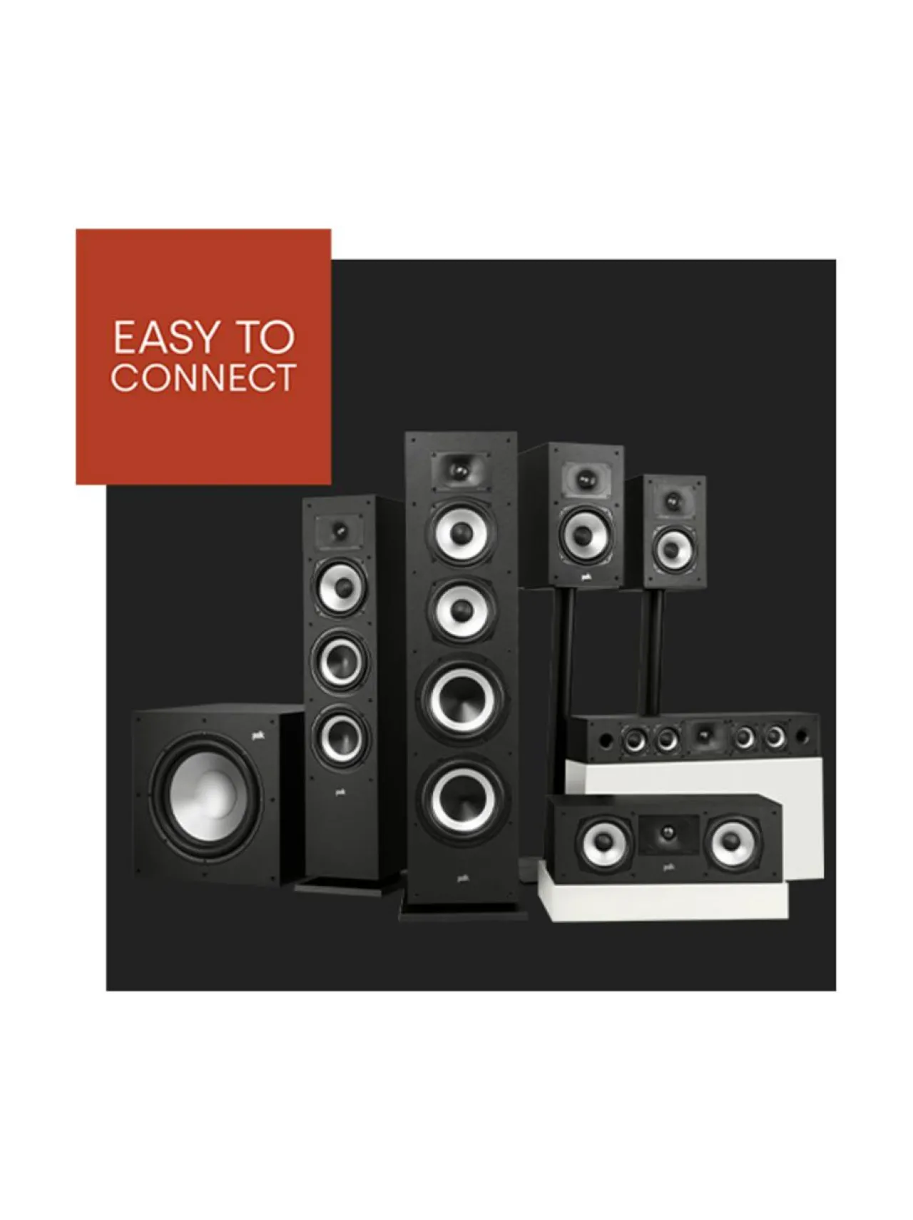 Audio<Polk Audio MXT12 SUB aktiivisubwoofer, musta