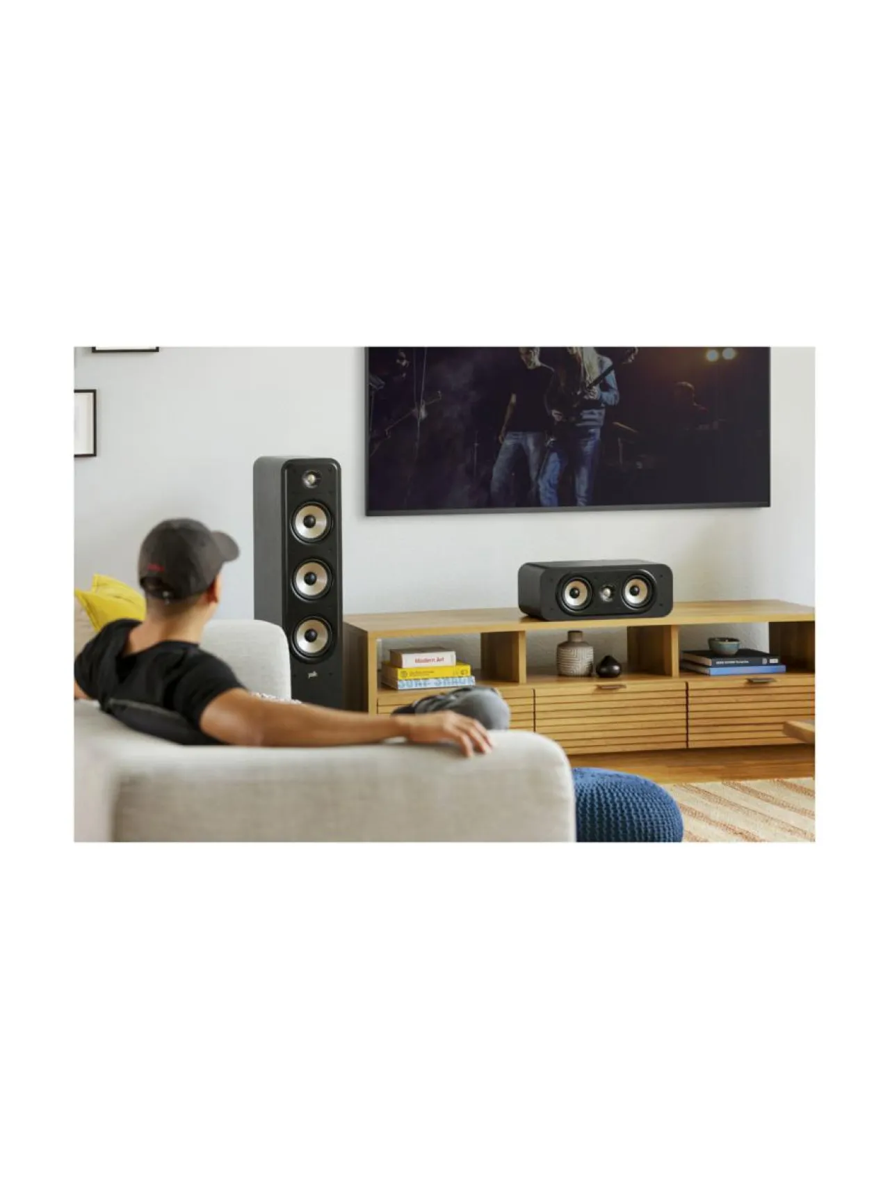 Audio<Polk Audio Signature Elite S30C keskikaiutin, musta