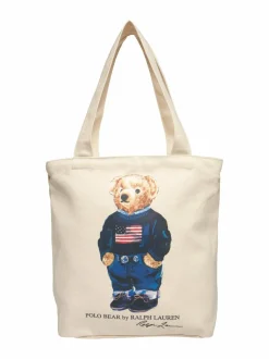 Polo Ralph Lauren Polo Bear Tote -kangaslaukku^ Reput & Laukut