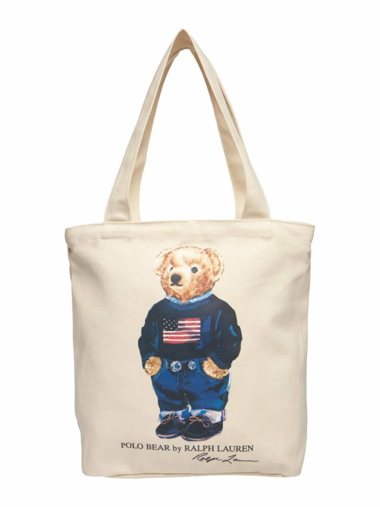 Polo Ralph Lauren Polo Bear Tote -kangaslaukku^ Reput & Laukut
