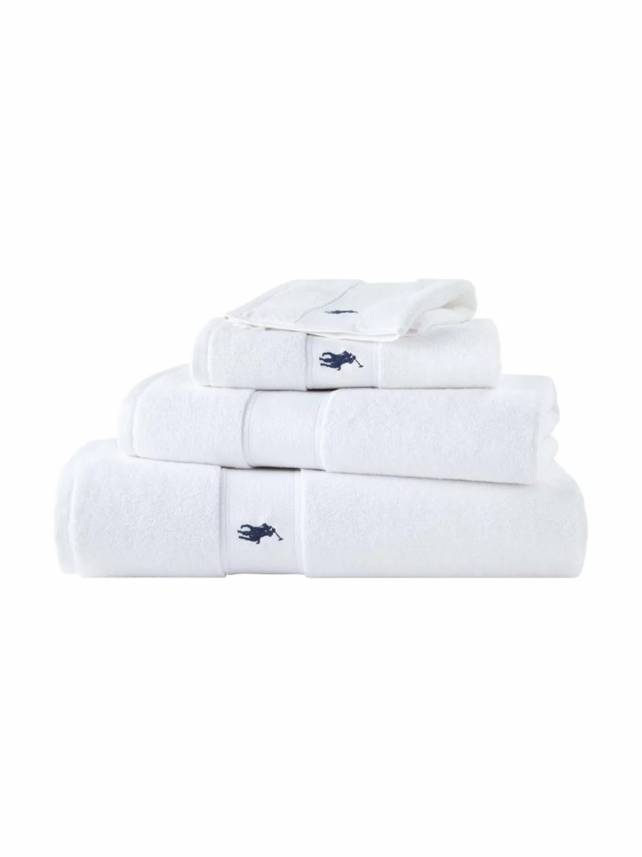 Ralph Lauren Home Polo Player -pyyhe^ Kylpyhuonetekstiilit