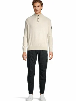 Paidat<Stone Island Polo-neulepaita V0M9A DESERTO MELANGE