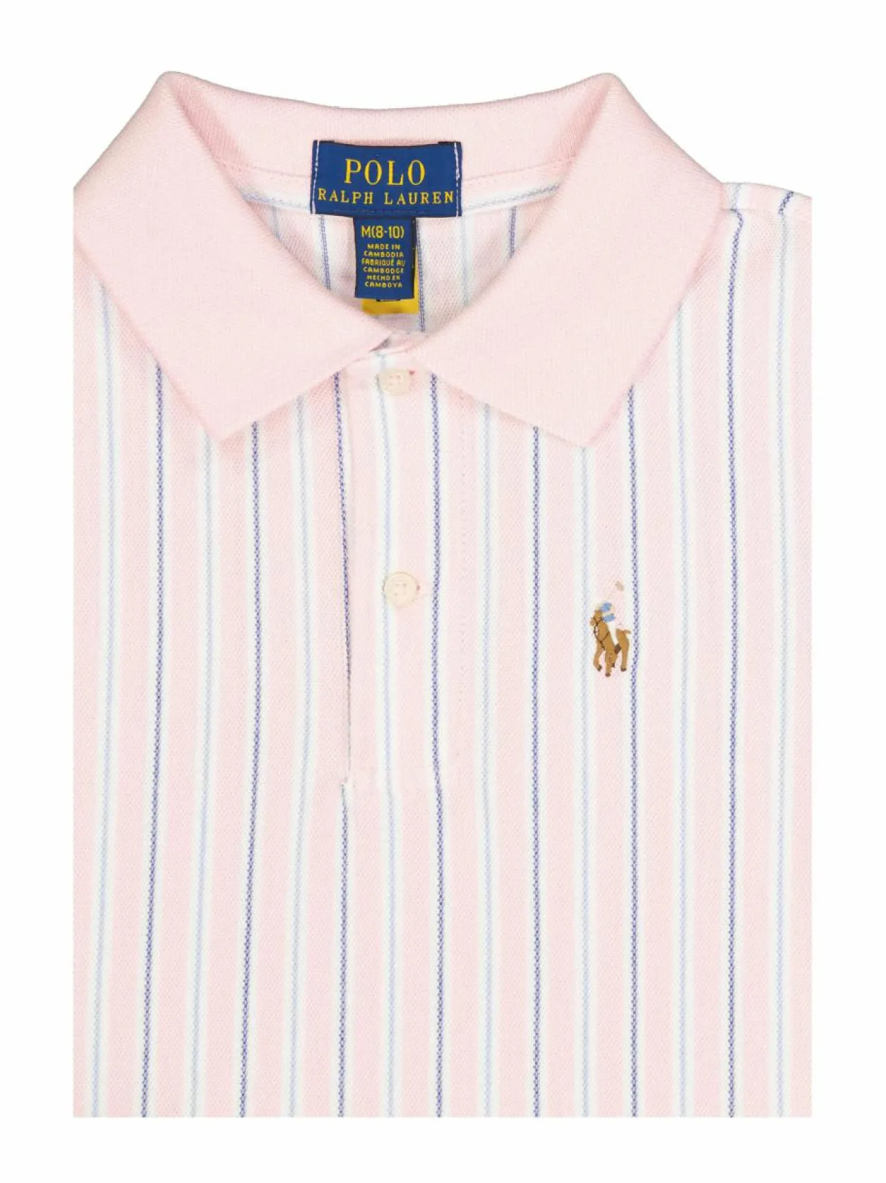 Pitkähihaiset Trikoopaidat<Polo Ralph Lauren Polo-pikeepaita LIGHT PINK STRIPE