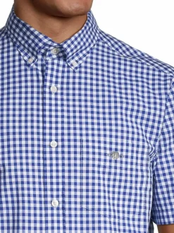 GANT Poplin Gingham Regular Fit -kauluspaita^ Paidat