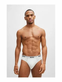 Alusasut<BOSS Power Brief - alushousut 3-pack 100 WHITE