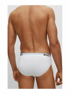 Alusasut<BOSS Power Brief - alushousut 3-pack 100 WHITE
