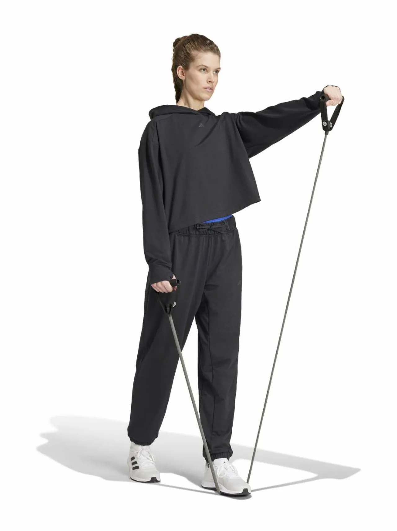 Urheiluhousut & Treenitrikoot<adidas Performance Power French Terry -urheiluhousut IV9220 BLACK