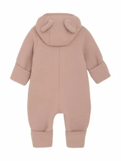 Bodyt & Potkupuvut<HUTTELIHUT Pram Suit Ears Fleece -villahaalari 5510 MAHOGANY ROSE
