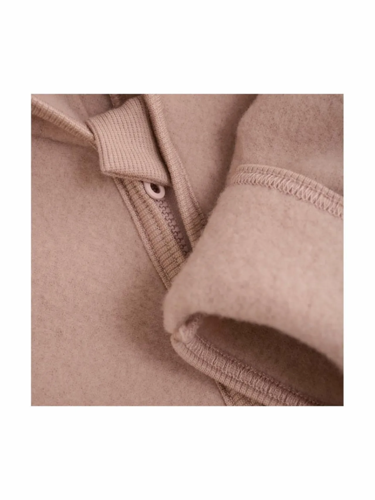 Bodyt & Potkupuvut<HUTTELIHUT Pram Suit Ears Fleece -villahaalari 5510 MAHOGANY ROSE
