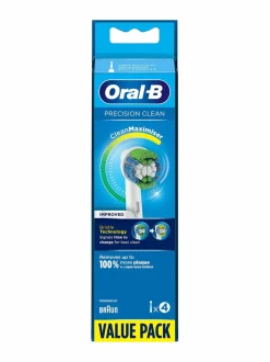 Hampaidenhoito<Oral-B Precision Clean CleanMaximiser -vaihtoharjat 4-pack WHITE