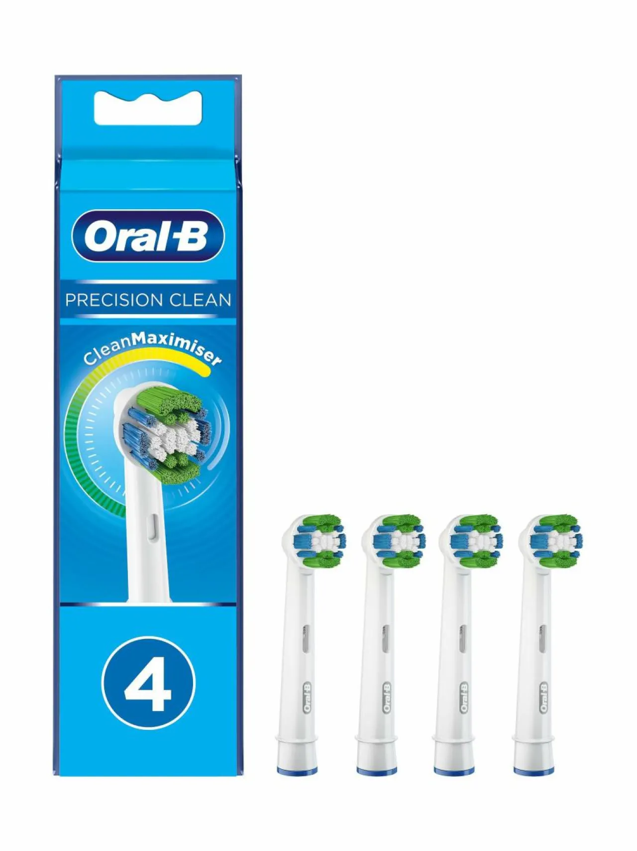 Hampaidenhoito<Oral-B Precision Clean CleanMaximiser -vaihtoharjat 4-pack WHITE