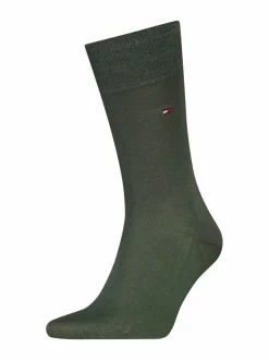 Sukat<Tommy Hilfiger Premium Wool -nilkkasukat 006 UNIFORM GREEN