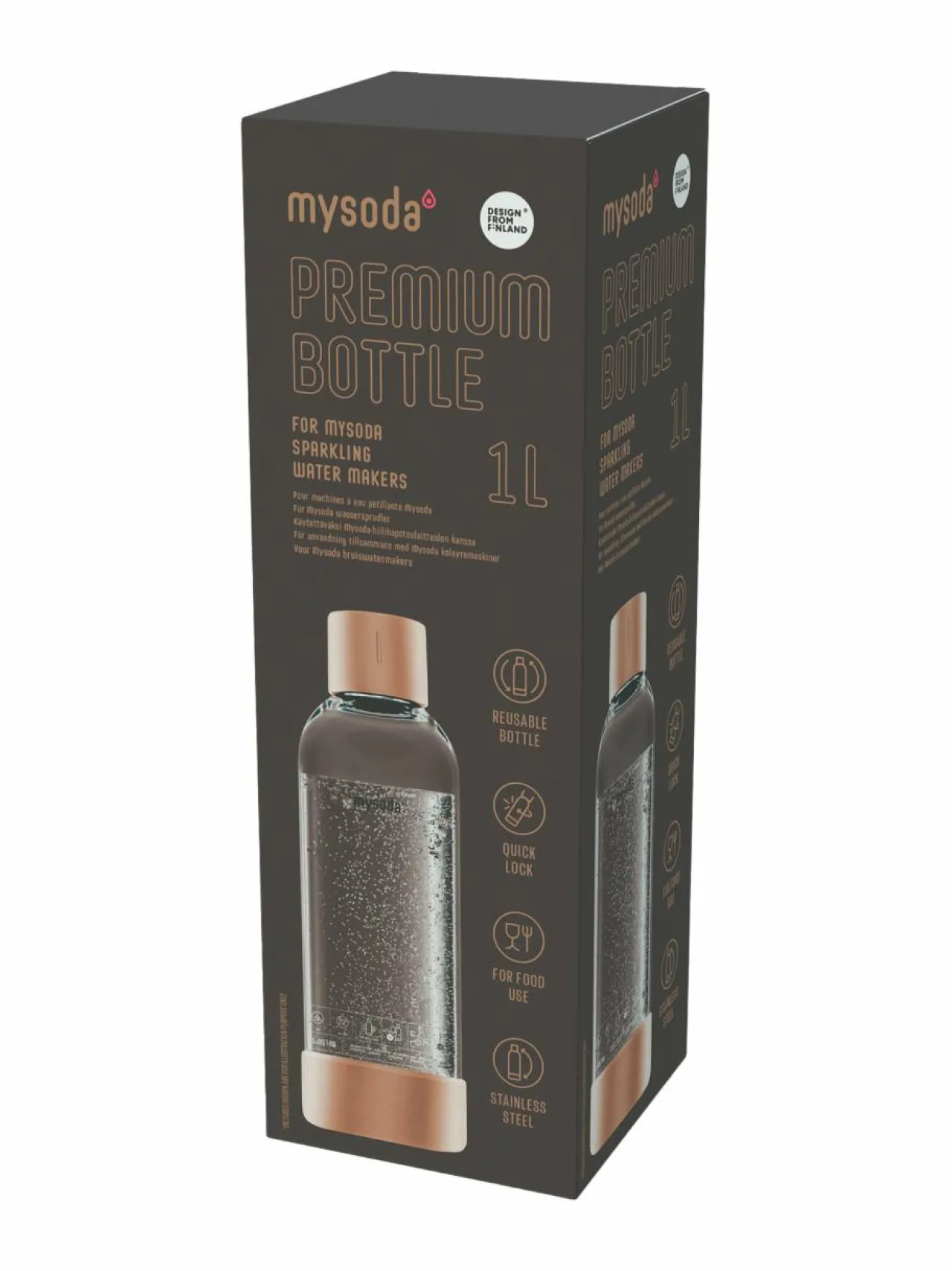 Mysoda Premium-juomapullo 1 L^ Muut Keittiölaitteet