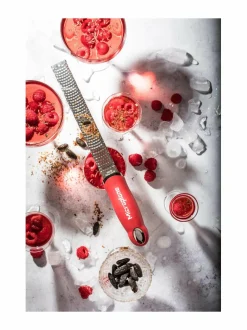 Keittiötarvikkeet<Microplane Premium-raastin POMEGRANATE RED