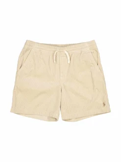 Shortsit<Polo Ralph Lauren Prepster-vakosamettishortsit KHAKI STONE
