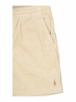Shortsit<Polo Ralph Lauren Prepster-vakosamettishortsit KHAKI STONE