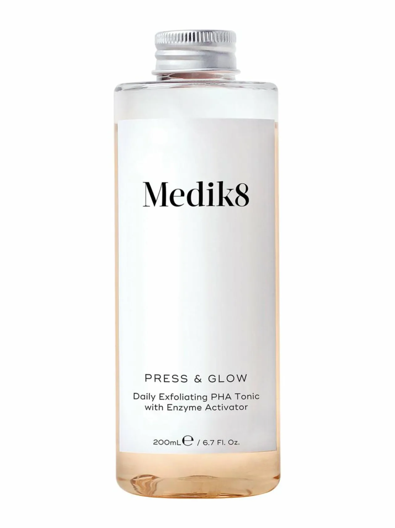 Medik8 Press & Glow Refill -kasvovesi, täyttöpakkaus 200ml^ Kasvojenhoito