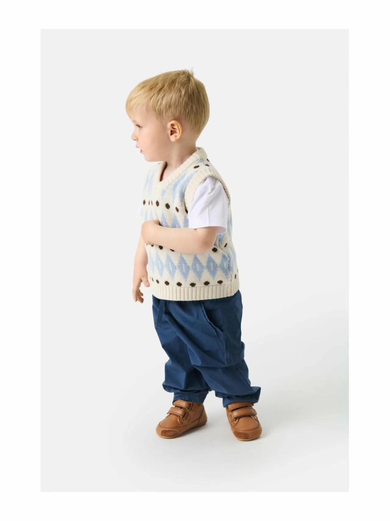 Bundgaard Prewalker Velcro Barefoot Firststep -nahkakengät^ Ensiaskelkengät