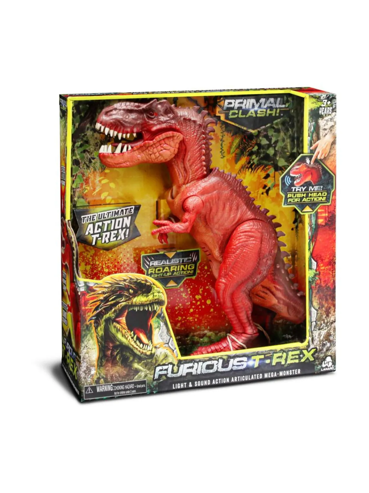 LANARD PRIMAL CLASH Hahmo Raivoisa T. rex^ Figuurit & Interaktiiviset Lelut