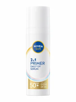Aurinkotuotteet<NIVEA Primer Daily UV Serum SPF50+ -aurinkosuojaseerumi kasvoille
