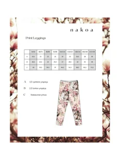 Collegehousut & Leggingsit<Nakoa Print leggings, GARDEN OF LIONS