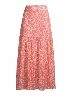 Hameet<Lexington Printed Maxi -hame 975 CORAL DOT PRINT