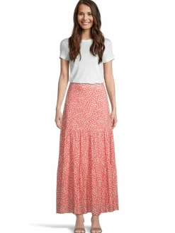 Hameet<Lexington Printed Maxi -hame 975 CORAL DOT PRINT