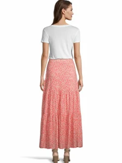 Hameet<Lexington Printed Maxi -hame 975 CORAL DOT PRINT