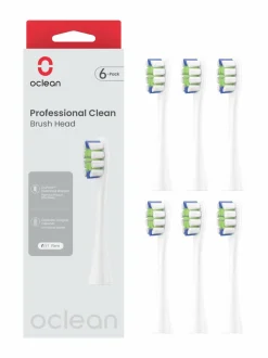 Oclean Professional Clean -harjaspäät 6-pack^ Hampaidenhoito