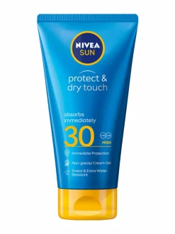 Aurinkotuotteet<NIVEA Protect & Dry Touch Cream-Gel SPF30 -aurinkosuojavoide